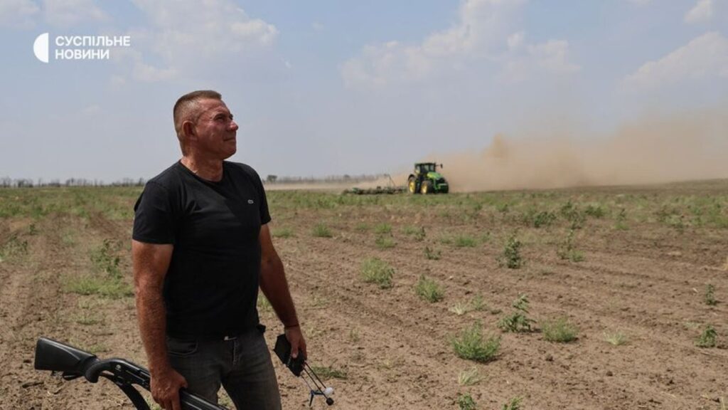 Fermierul Olexandr Gordieno a fost ucis de ruși cu o dronă.