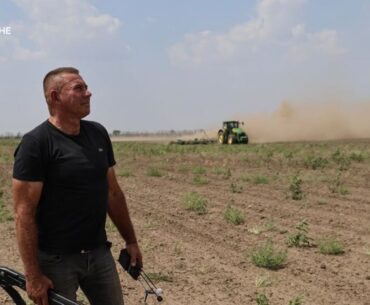 Fermierul Olexandr Gordieno a fost ucis de ruși cu o dronă.