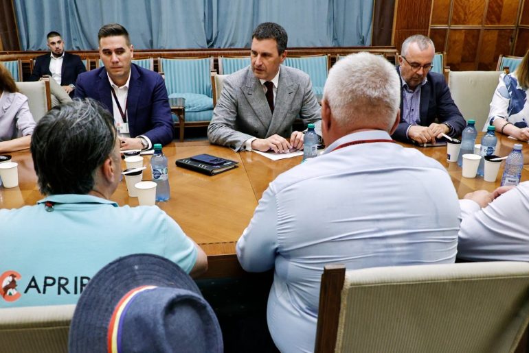 Delegația oierilor, primită la Guvern